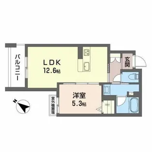 ShaMaison OTK IZUMIOTSU【0202号室】の間取り