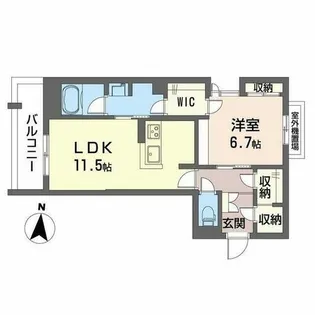 ラパネージュ【0401号室】の間取り