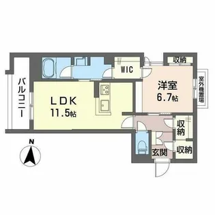 ラパネージュ【0301号室】の間取り