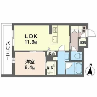 ラパネージュ【3階】の間取り