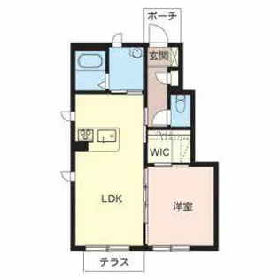 サンラルジュ北館・南館【1階】の間取り