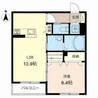 ベル・フルール【0302号室】の間取り