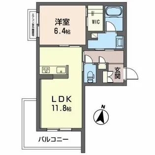 Egret【0301号室】の間取り