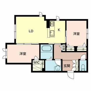 シャーメゾンガーデンズ 若【0101号室】の間取り