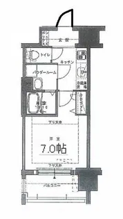 レジュールアッシュ梅田北【11階】の間取り