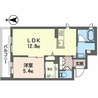 ル ボヌール ヤエ【0202号室】の間取り