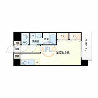 スプランディッドⅡ【10階】の間取り