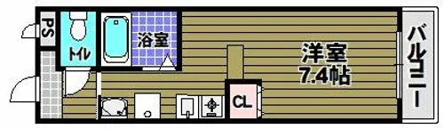 FKマンション【2階】の間取り