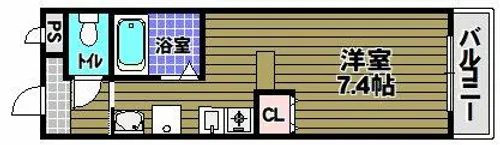 FKマンション【2階】の間取り