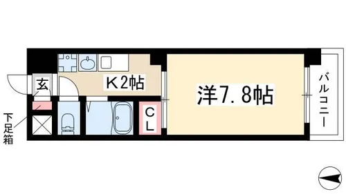 NTYビル【3A号室】の間取り