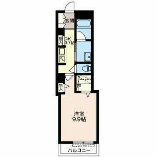アモタテラス【0202号室】の間取り