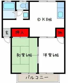 カナロア【1階】の間取り