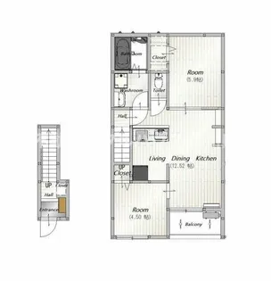 AFC RESIDENCE 豊川伊奈【2階】の間取り