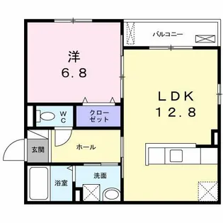 エスポワール【2階】の間取り