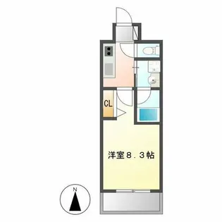 レーベスト志賀本通【502号室】の間取り