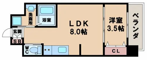 FDS NOVA【9階】の間取り