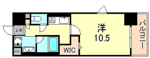 シュロス フォン アイン【4階】の間取り
