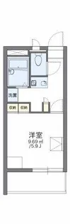 レオパレスグランデ泉A【3階】の間取り