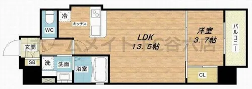 ファーストフィオーレ本町イーストⅡ【3階】の間取り
