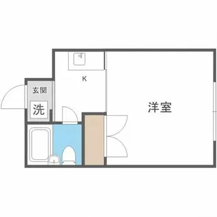 プレザント中村【110号室】の間取り