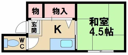 小島荘【2階】の間取り