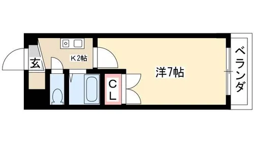 ビハーラ白壁【2階】の間取り