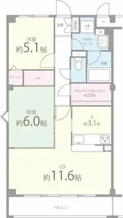 リヴィエール寺内町【1階】の間取り