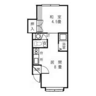 北海道札幌市手稲区曙二条1丁目【アパート】の間取り