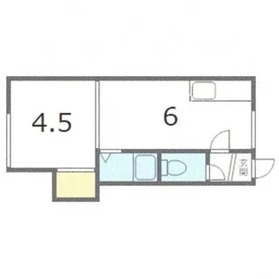 北海道札幌市手稲区曙五条3丁目【アパート】の間取り