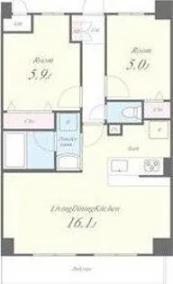 Le・Ciel徳川(ルシエルトクガワ)【6階】の間取り