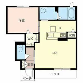 ShaMaison Emias【1階】の間取り