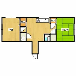 福永ビル【4階】の間取り