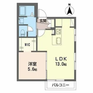 ポアン・ドルクII【0206号室】の間取り