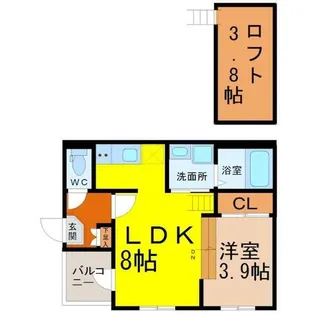 フォルテシア【1階】の間取り