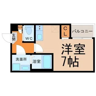 ハーモニーテラス城木町III【3階】の間取り
