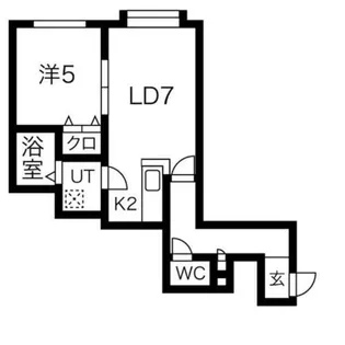 フロンティア藤野【3階】の間取り