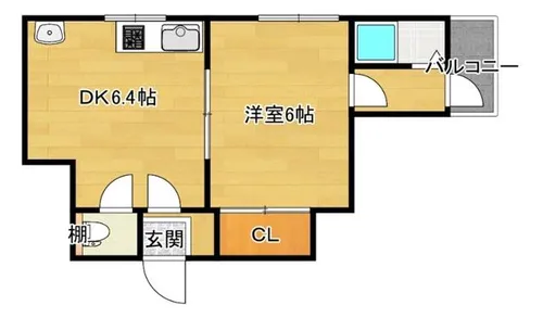 サンライフ菅原【4階】の間取り