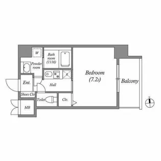CASSIA福島駅前【5階】の間取り