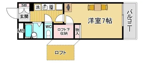 リブラレジデンス茨木【104号室】の間取り