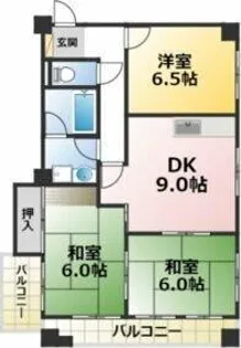 第2大嶽ビル【8階】の間取り