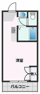 メゾン別府【3階】の間取り