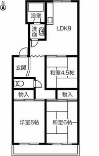 REGA INAZAWA【4階】の間取り