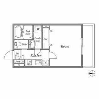 サクラレジデンス巽【3階】の間取り