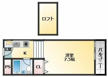 ペパーミントハウス【2階】の間取り
