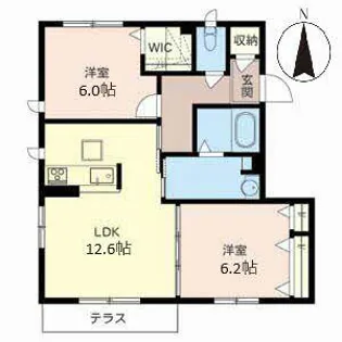 Glan Storia【0101号室】の間取り