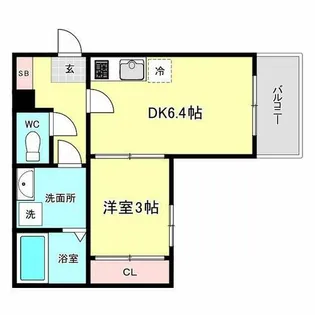 ManaLina【1階】の間取り