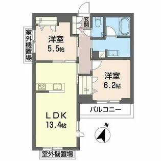 ShaMaison Gardens 六甲【0301号室】の間取り