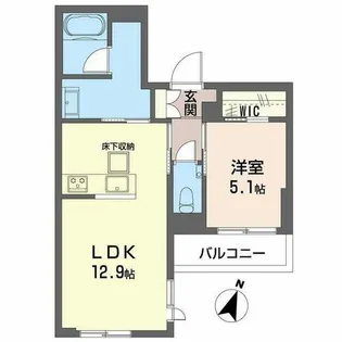 ShaMaison Gardens 六甲【0101号室】の間取り