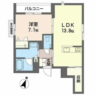 ShaMaison Gardens 六甲【0302号室】の間取り