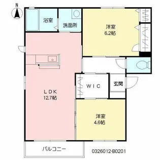エスポワールT・S B棟【2階】の間取り